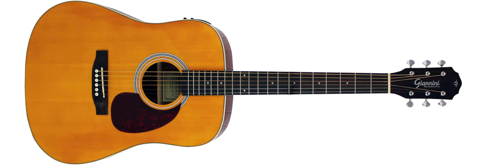 Violão Aço Eletroacústico Giannini Performance Plus GDR Plus EQ Natural Glossy
