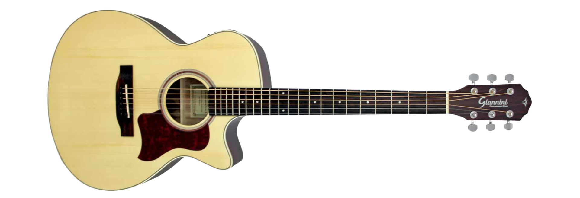 Violão Aço Eletroacústico Giannini Performance Plus GGC Plus CEQ Natural Satin