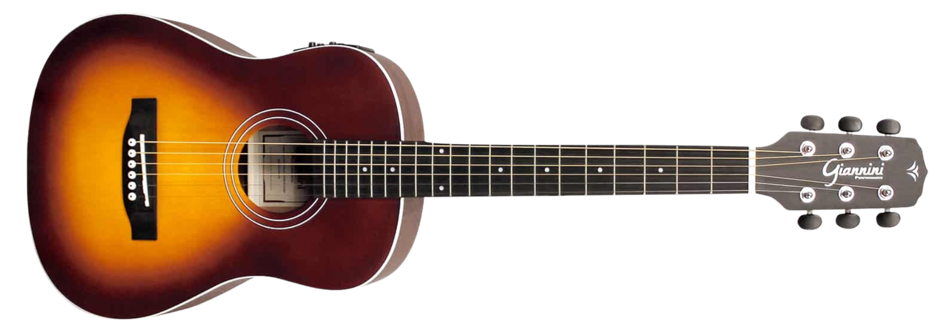 Violão Eletroacústico Aço Travel Giannini Performance GTG-36S EQ SBS Sunburst Satin