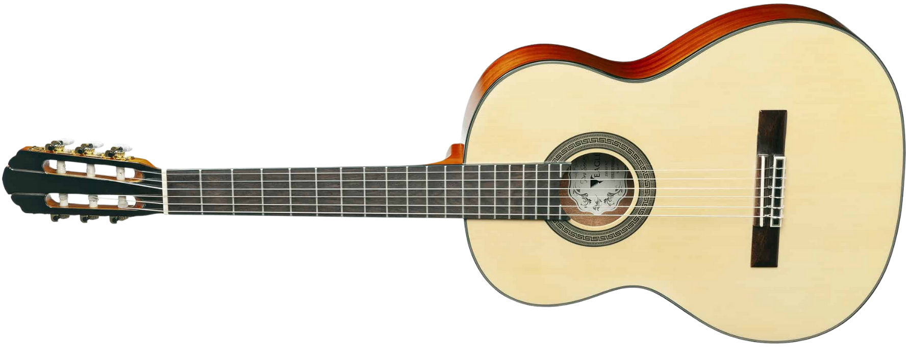 Violão Acústico Eagle DH69 Canhoto Nylon Natural com Bag