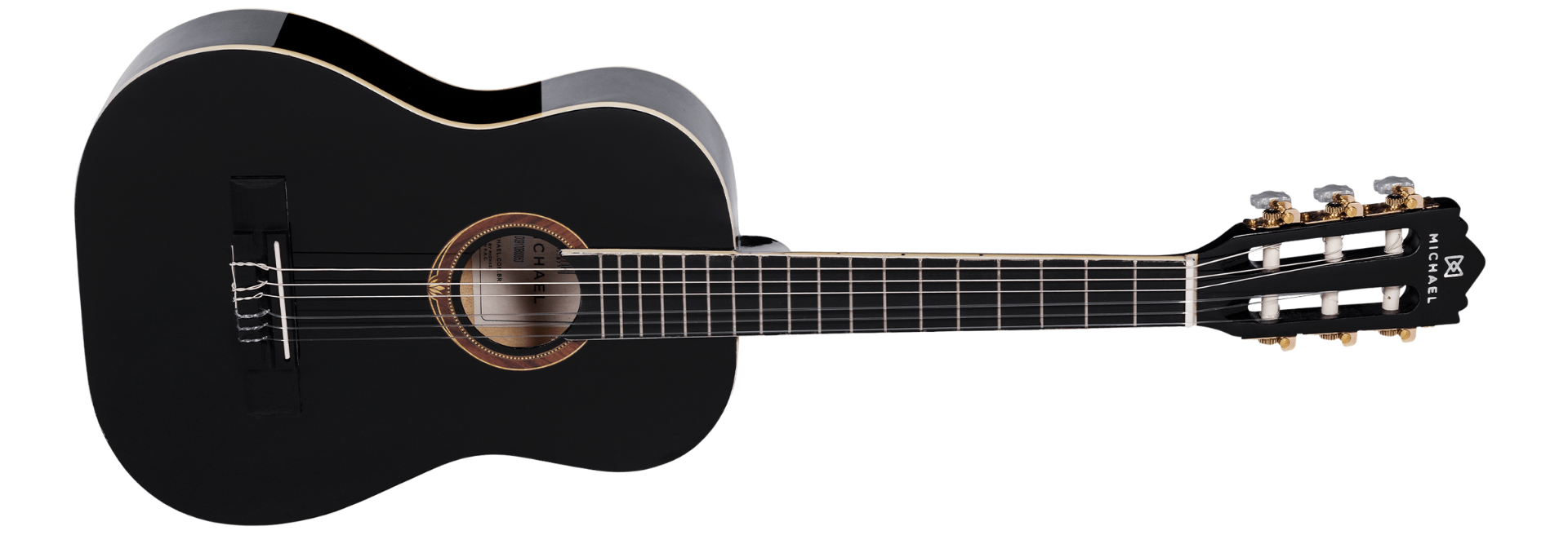 Violão Acústico Infantil Michael Go Play VM09E BK Preto