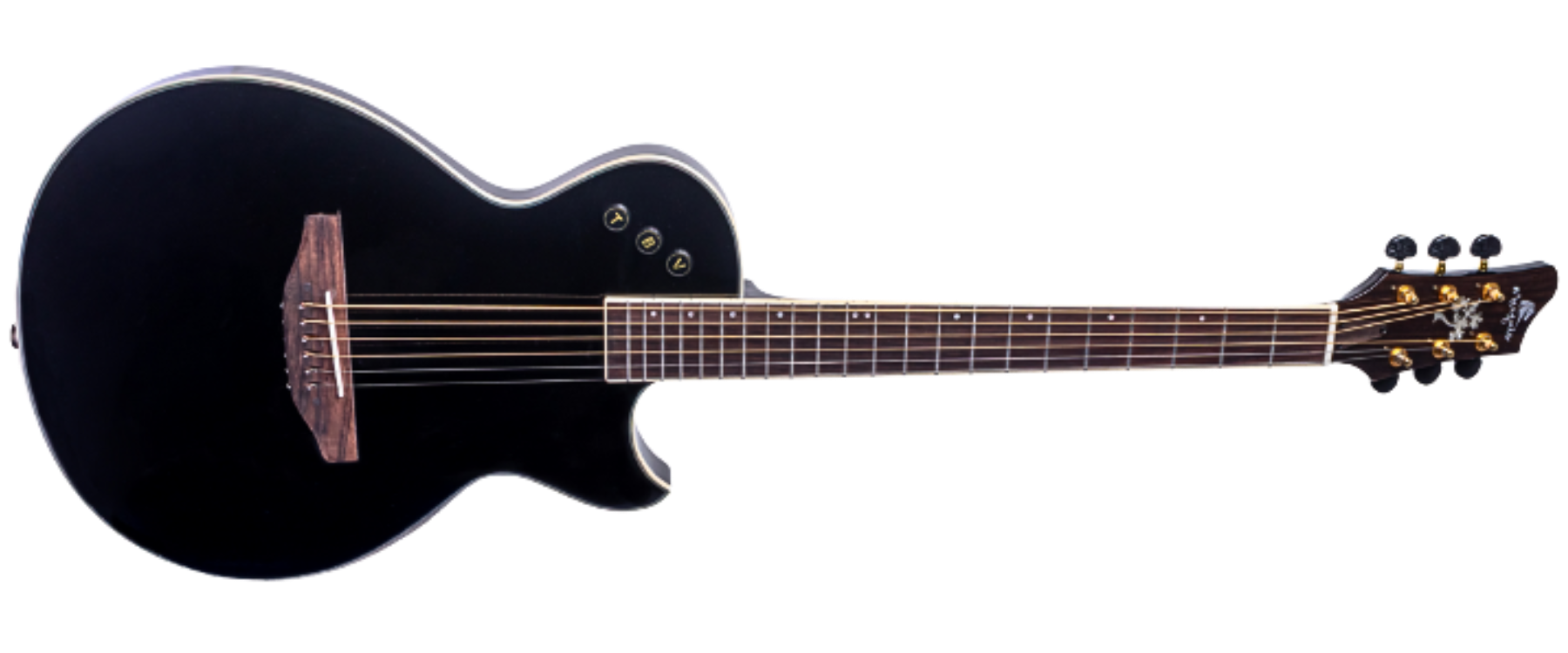 Violão Aço Eletroacústico Marques VA-09BKEQ BK Preto Brilho