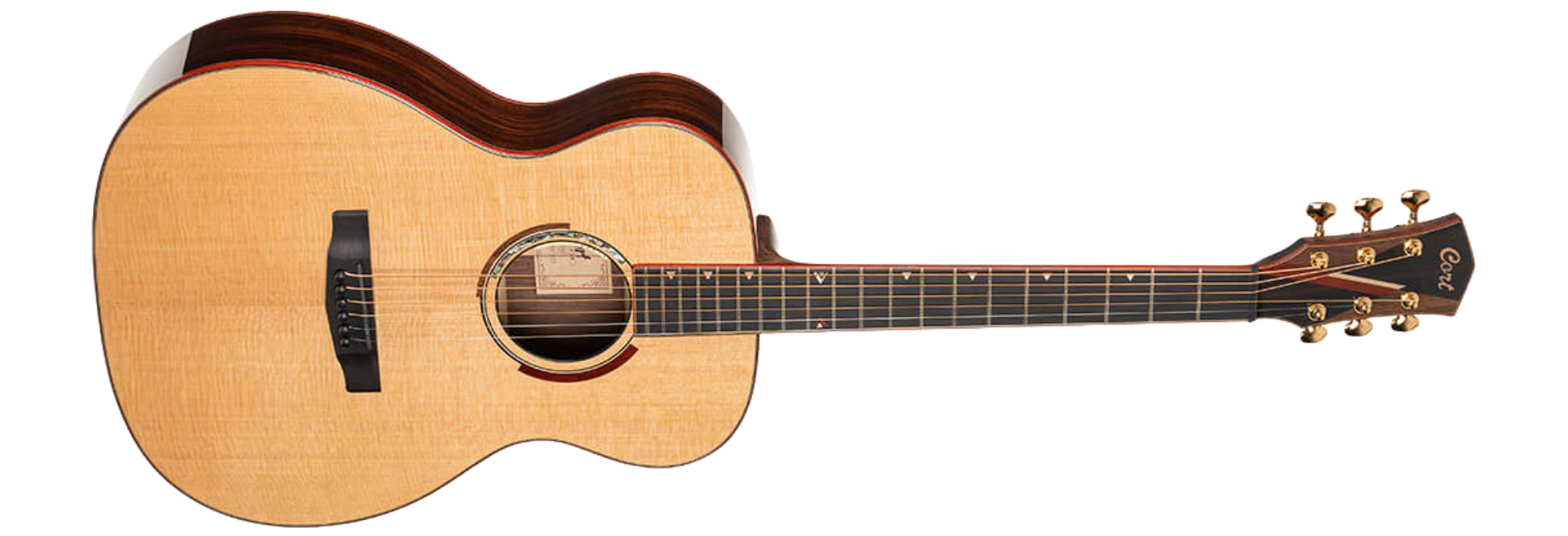 Violão Cort Abstract Delta Natural Gloss
