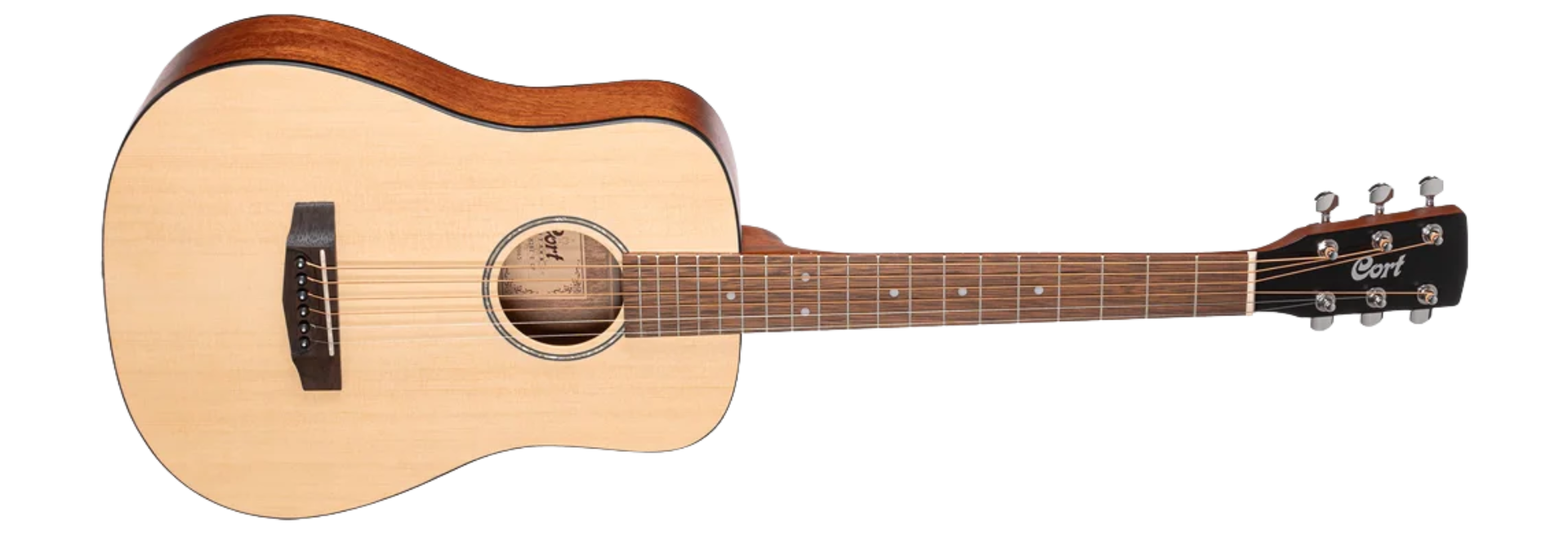 Violão Cort AD Mini EDX OPB Spruce Natural Open Pore