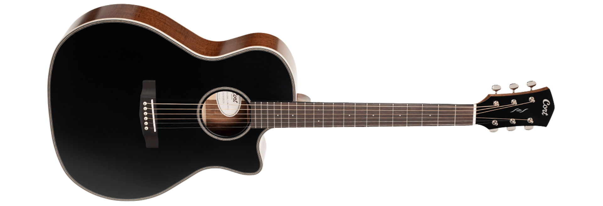 Violão Cort Essence GA4 Special Black Top Semi Gloss