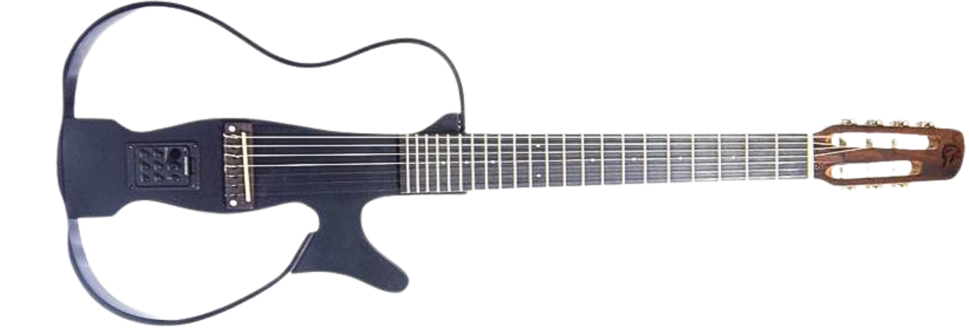 Violão Elétrico Marquês 7-VN-133BKSEQ 7 Cordas Vazado