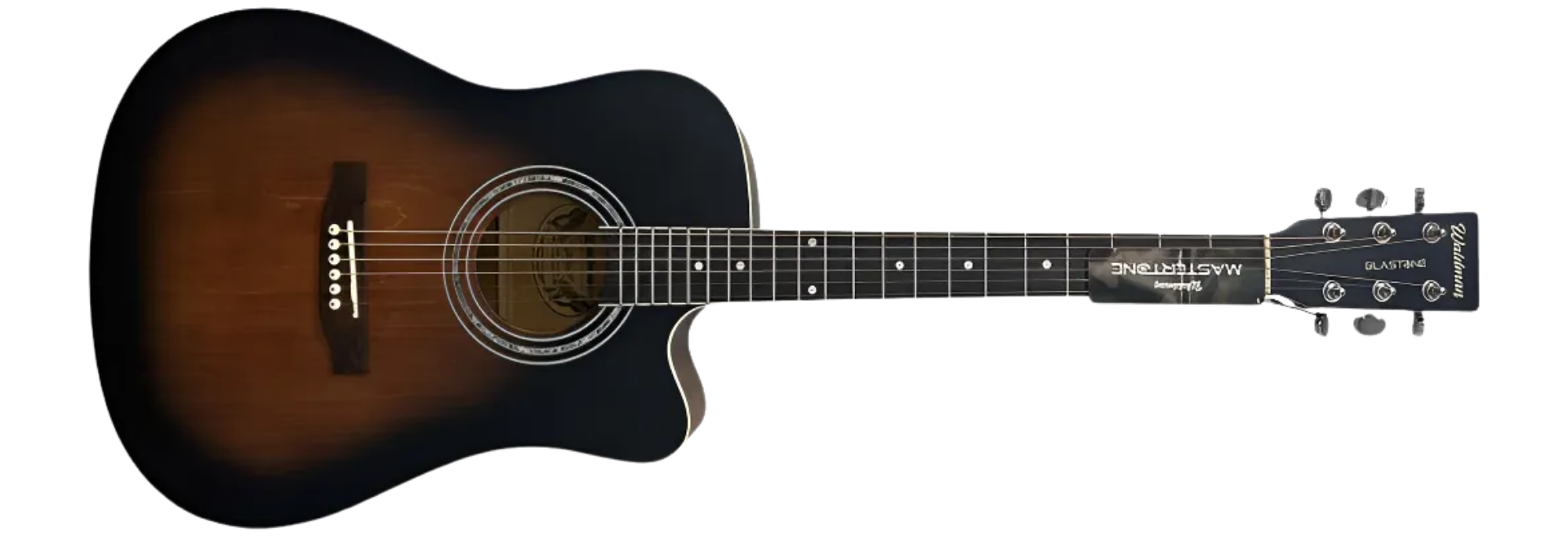 Violão Eletroacústico Aço Waldman DCE-41 LSB Sunburst Folk
