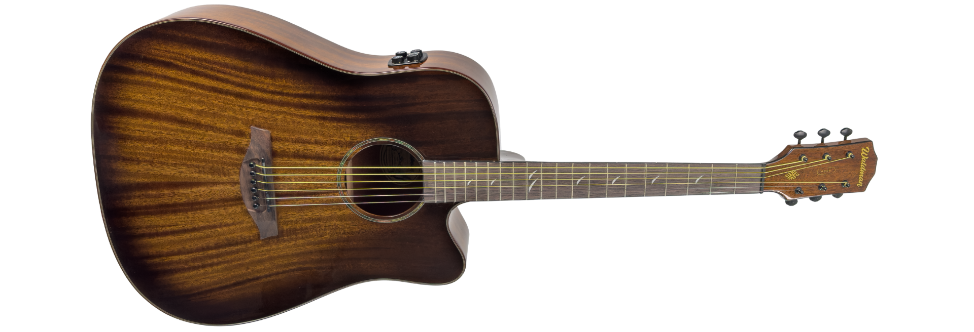 Violão Eletroacústico Aço Waldman Opus Grand DCFX-1441 Brown Burst