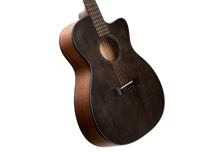Tampo Sitka Spruce Maciço Open Pore Trans Black