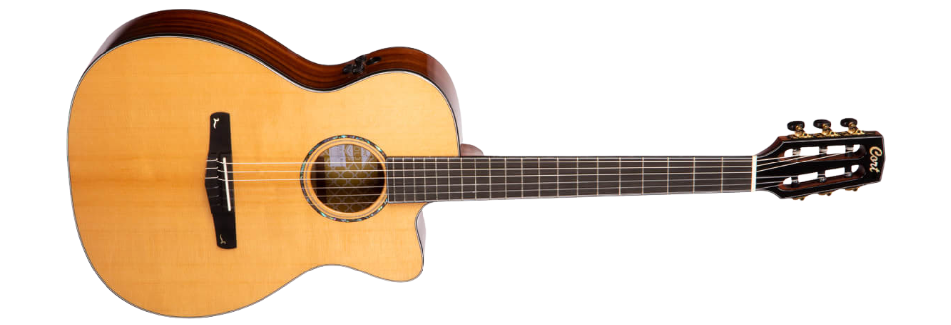 Violão Eletroacústico Cort Gold-OC8 NAT Natural Gloss