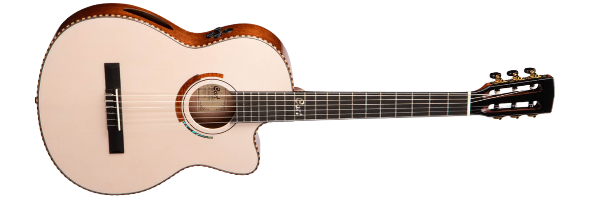 Violão Eletroacústico Cort Sol Encanto WBL White Blonde Gloss Clássico