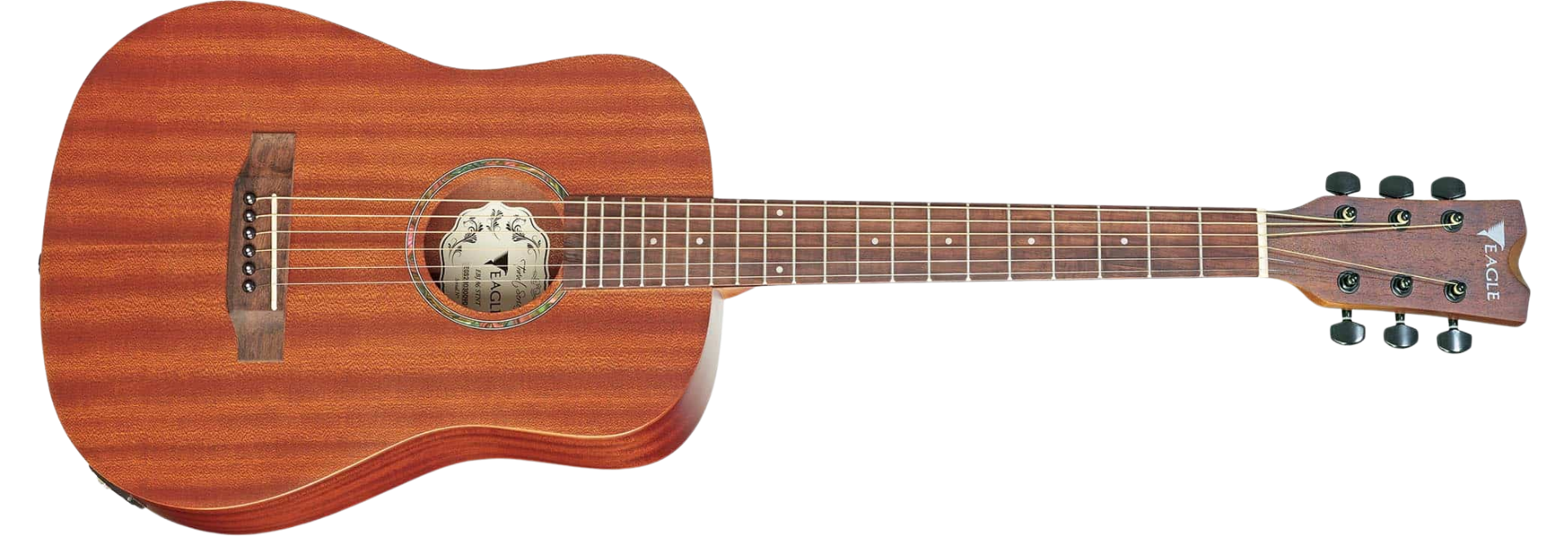 Violão Eletroacústico Eagle EBD80 Natural Satin Travel Folk