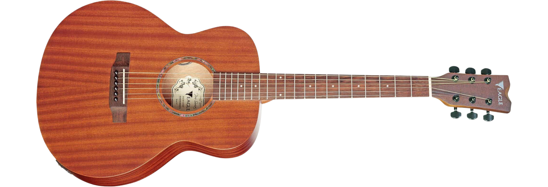 Violão Eletroacústico Eagle EBJ85 Natural Satin Baby Jumbo Folk Travel