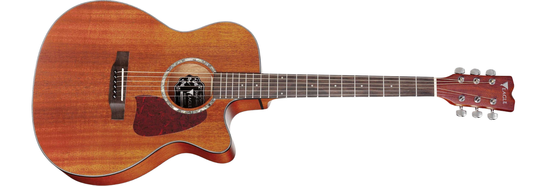 Violão Eletroacústico Eagle EMA663 Natural Satin Folk Auditorium