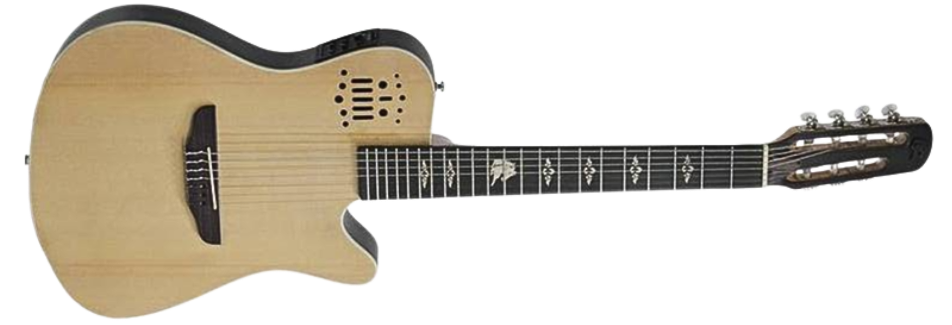 Violão Eletroacústico Marquês 7-VN-145NSEQ 7 Cordas Super Flat