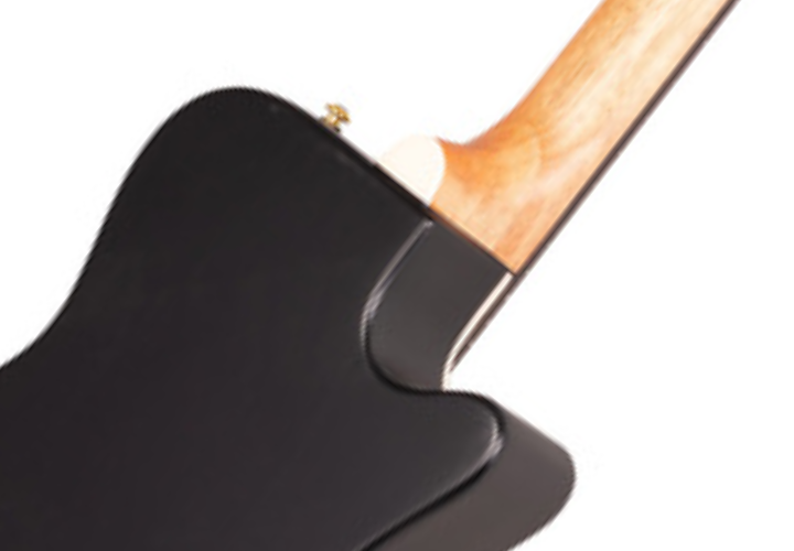 Corpo Super Flat Semi-Acústico Cutaway Canhoto