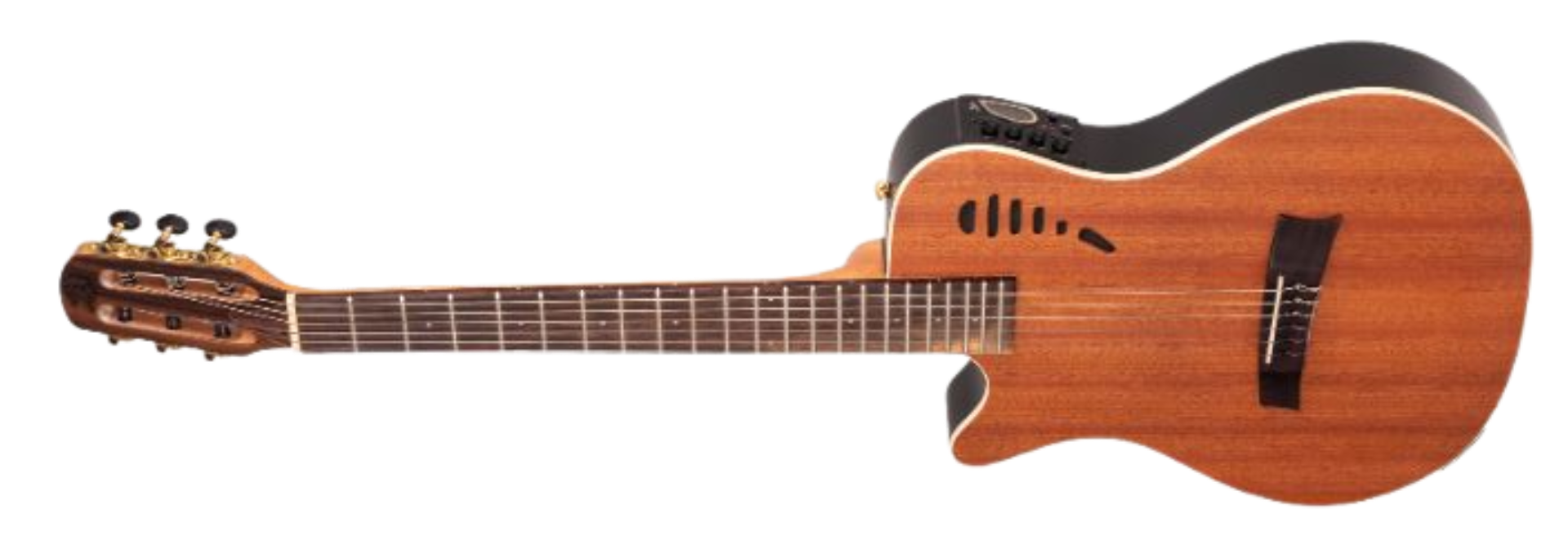 Violão Eletroacústico Marquês VN-11MGSEQ Canhoto Cutaway Mahogany Fosco