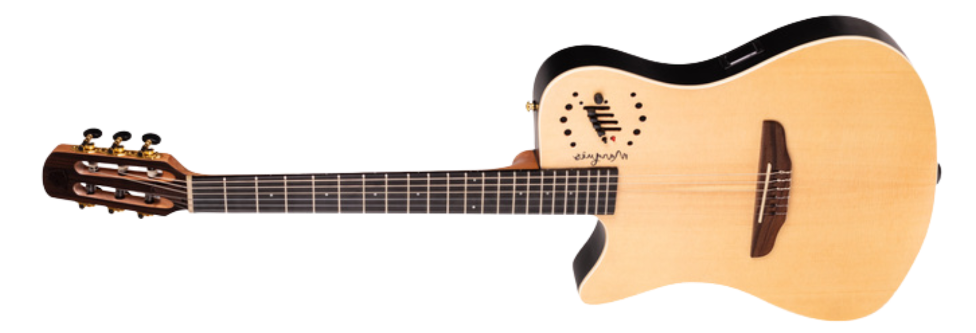 Violão Eletroacústico Marquês VN-12NSEQ LH Natural Fosco Canhoto