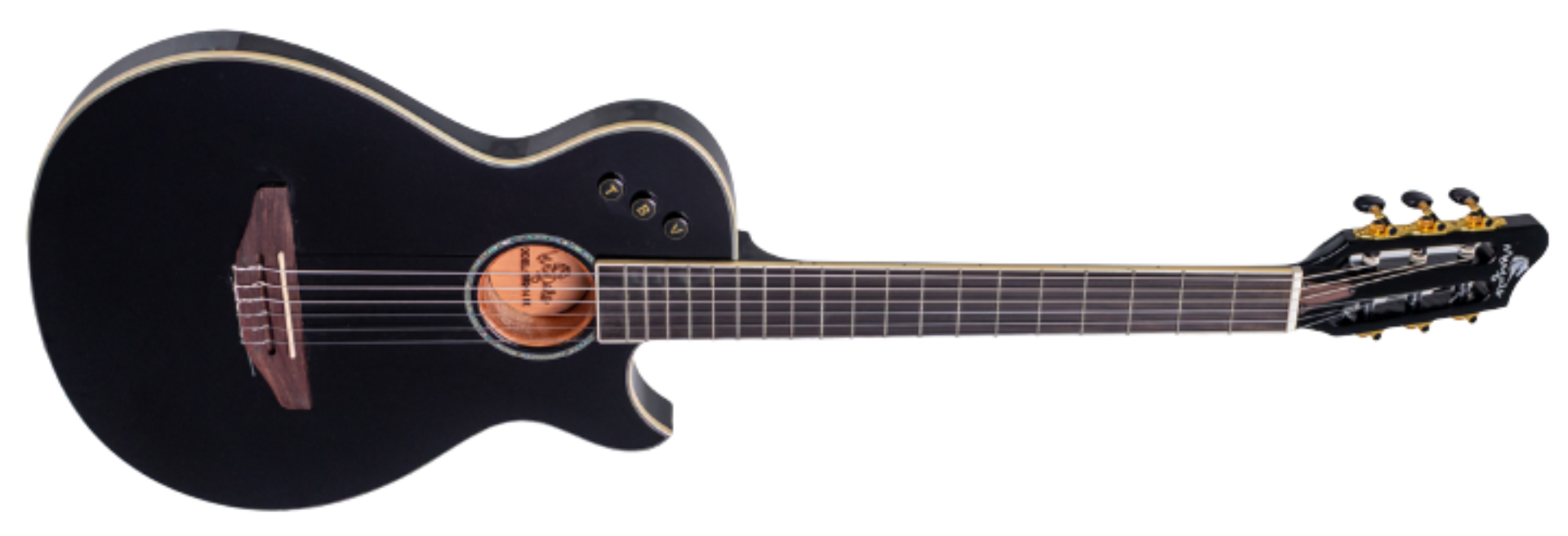 Violão Eletroacústico Marquês VN-14BKEQ Preto Brilho