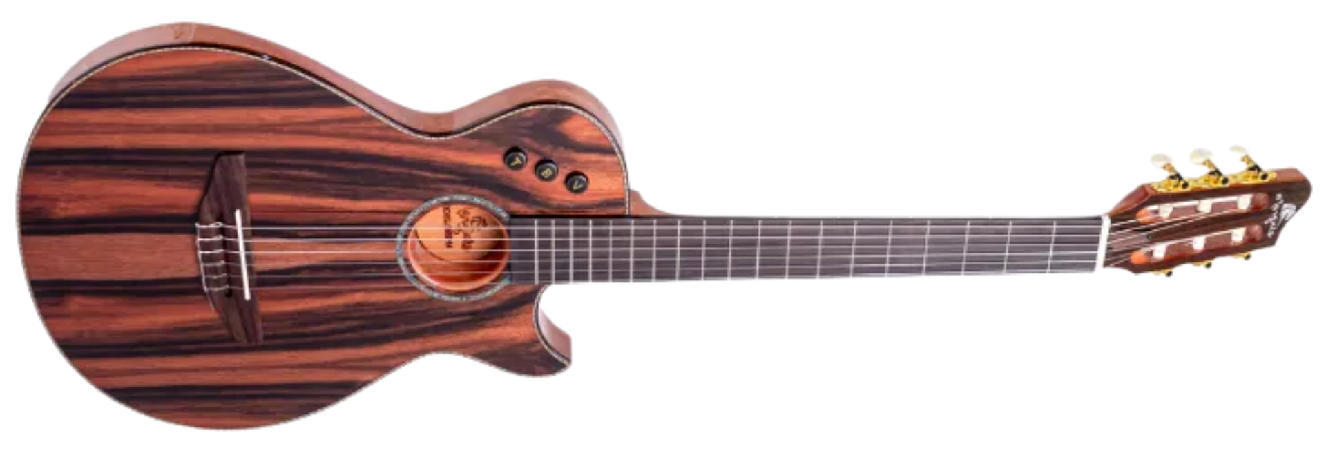 Violão Eletroacústico Marquês VN-14 Eb EQ Ébano Brilho