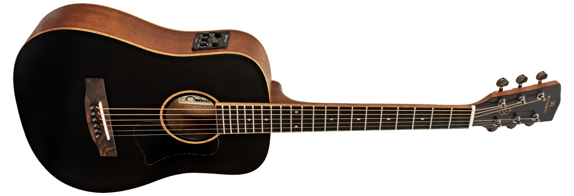 Violão Eletroacústico Michael Elegance VME700 BT Black Top