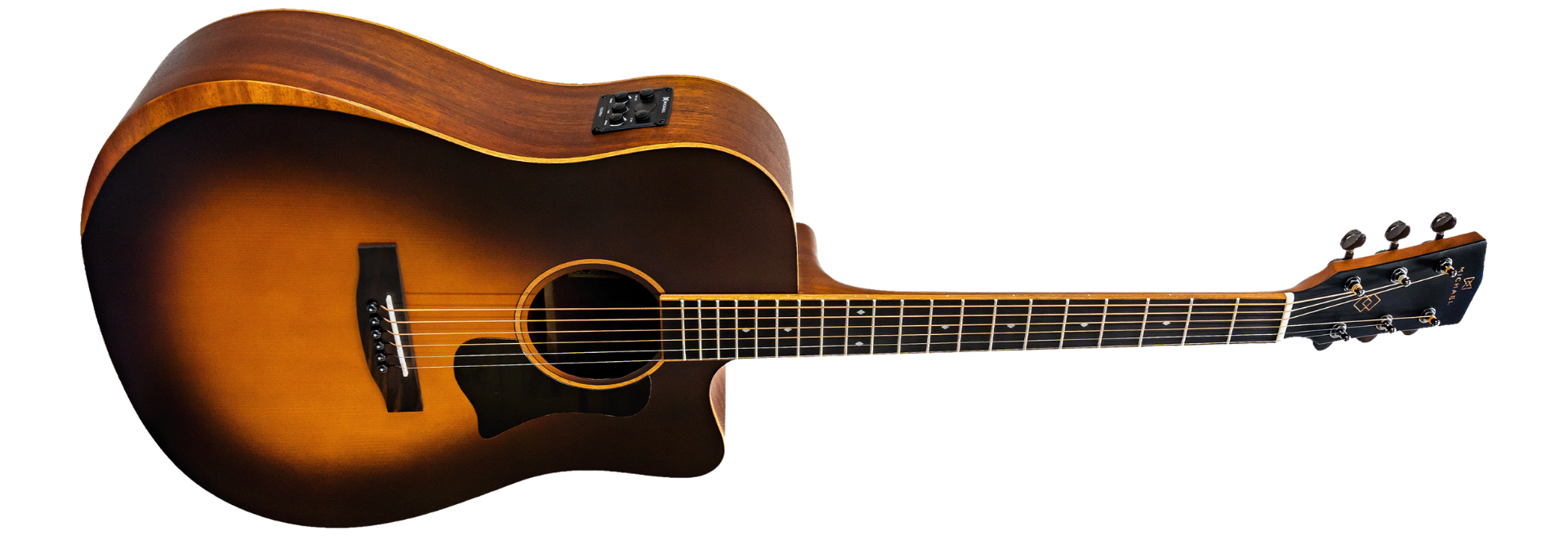 Violão Eletroacústico Michael Elegance VME730 VS Vintage Sunburst