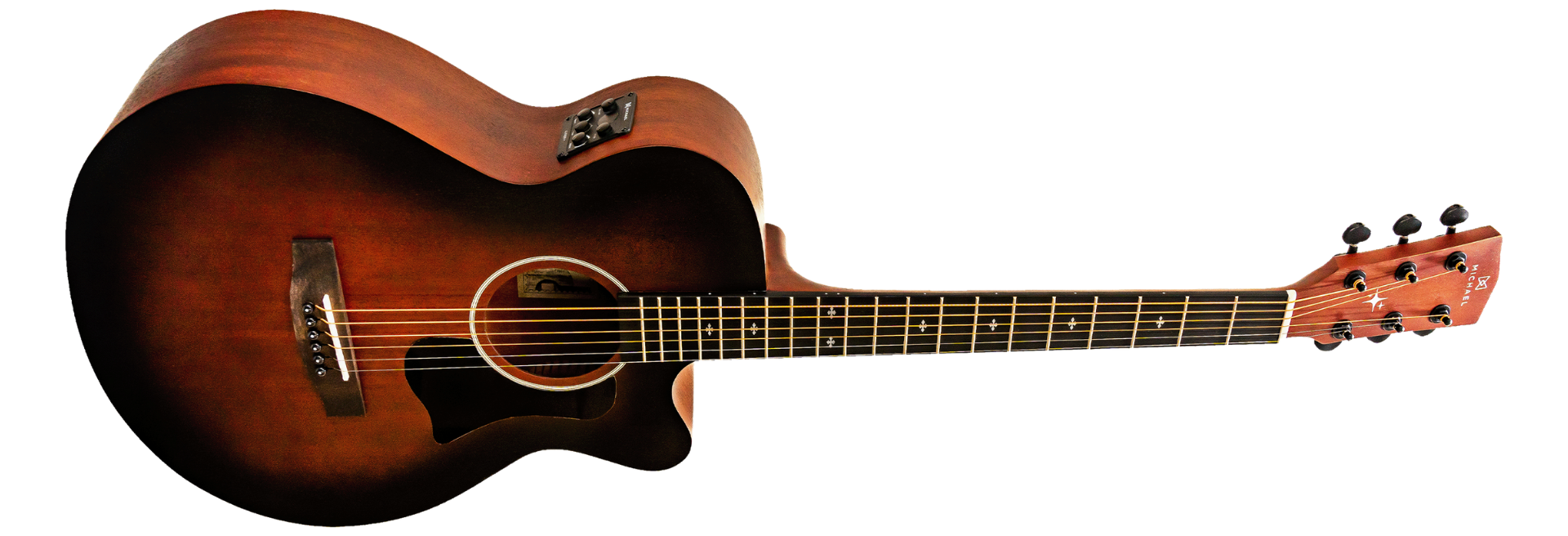 Violão Eletroacústico Michael Enigma VME620 TB Tobacco Burst