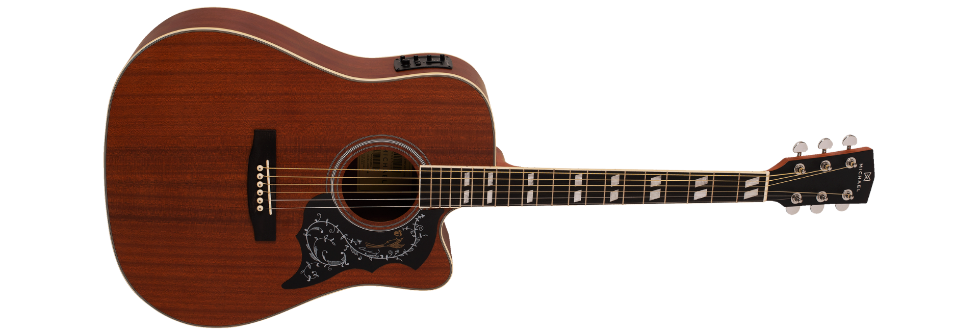 Violão Eletroacústico Michael Folk Freebird VMF420 MH (Mahogany)