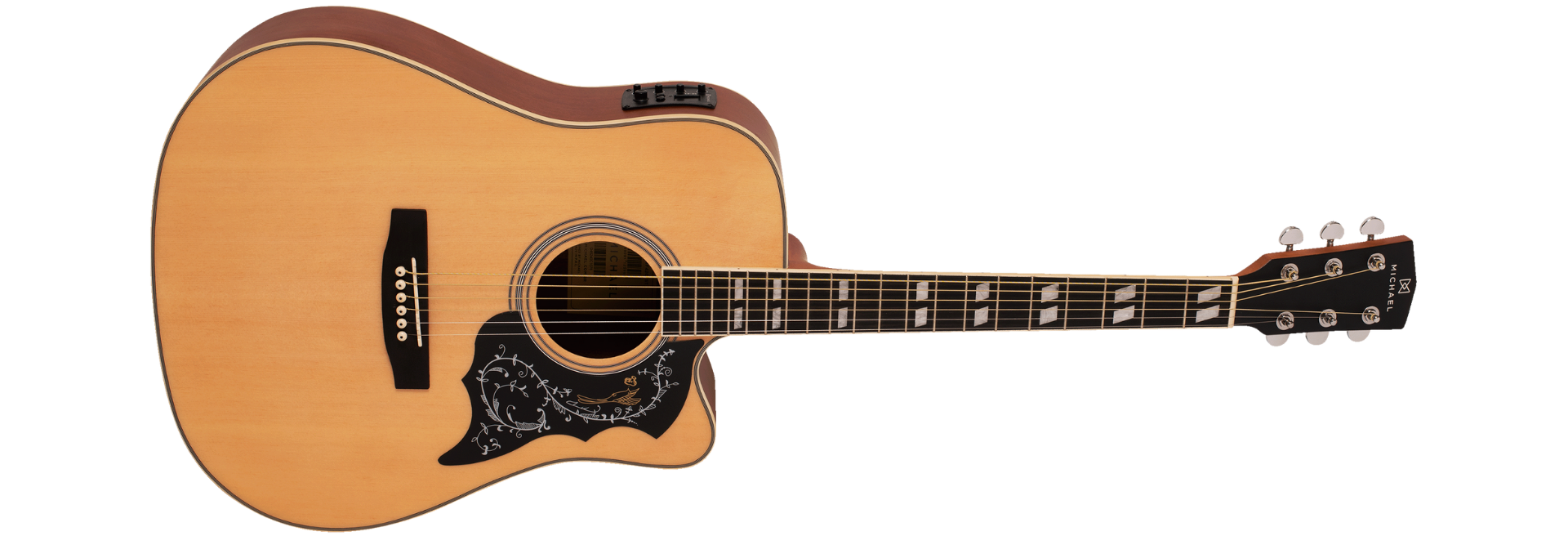 Violão Eletroacústico Michael Folk Freebird VMF420 ST Satin