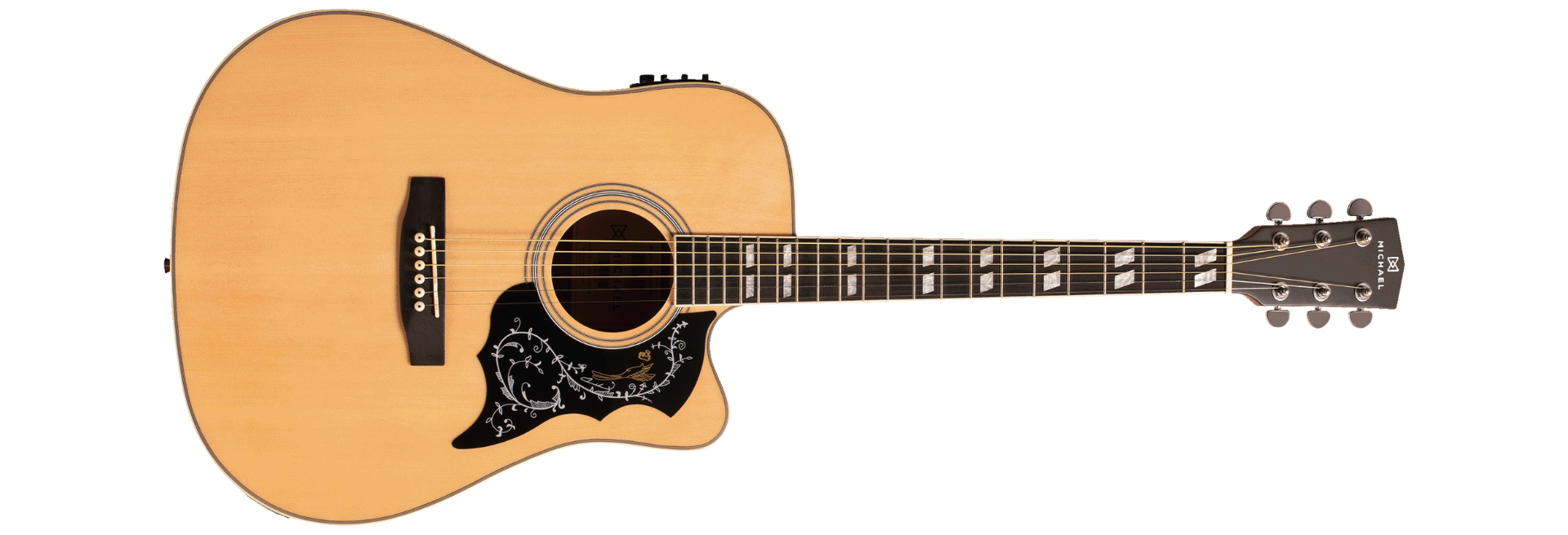 Violão Eletroacústico Michael Folk Freebird VMF430 ST Satin