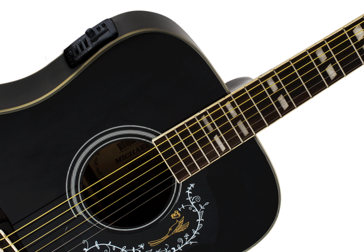 Corpo Folk Mahogany com Escudo Flower Decorado