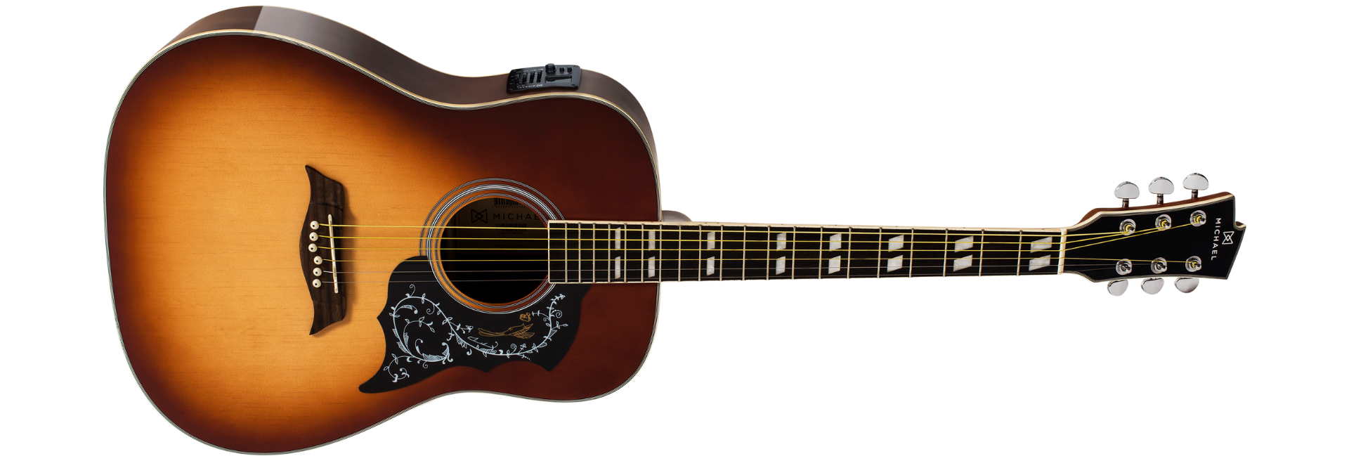 Violão Eletroacústico Michael Galaxy VM925DT Natural