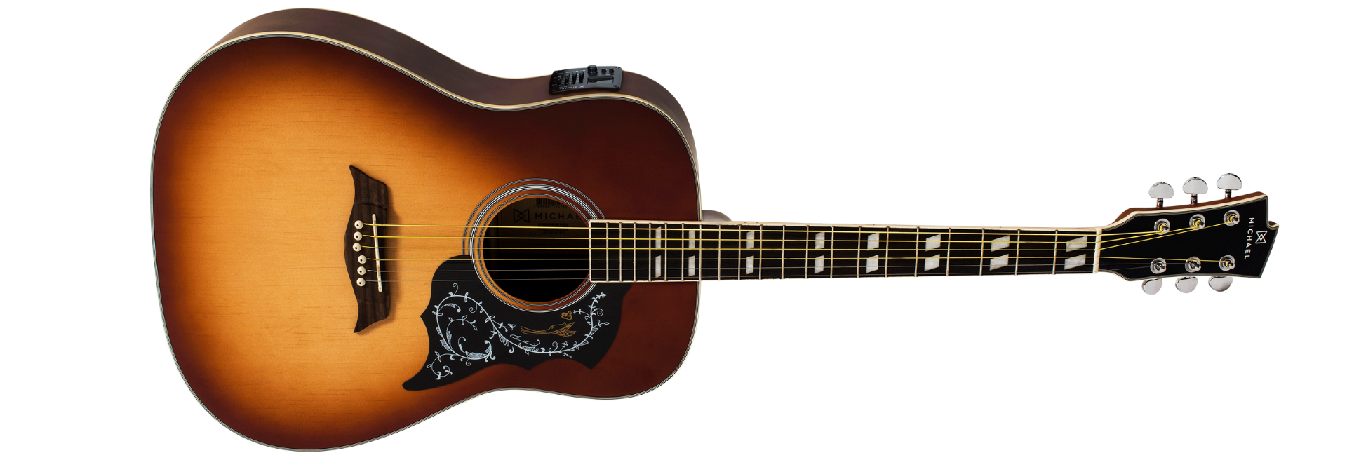 Violão Eletroacústico Michael Galaxy VM925DT SS (Sunburst Satin)