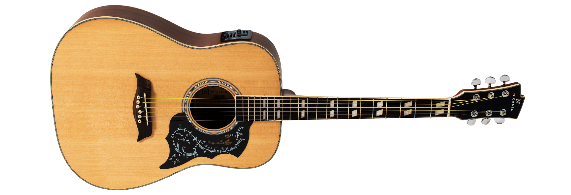 Violão Eletroacústico Michael Galaxy VM925DT ST (Natural Satin)