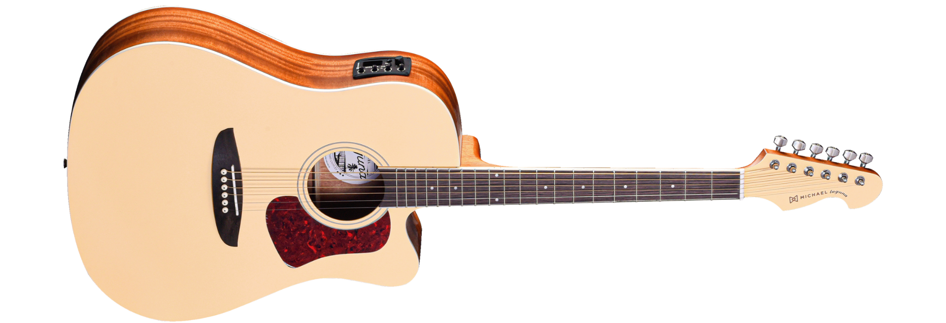 Violão Eletroacústico Michael Laguna VML530 CR Cream