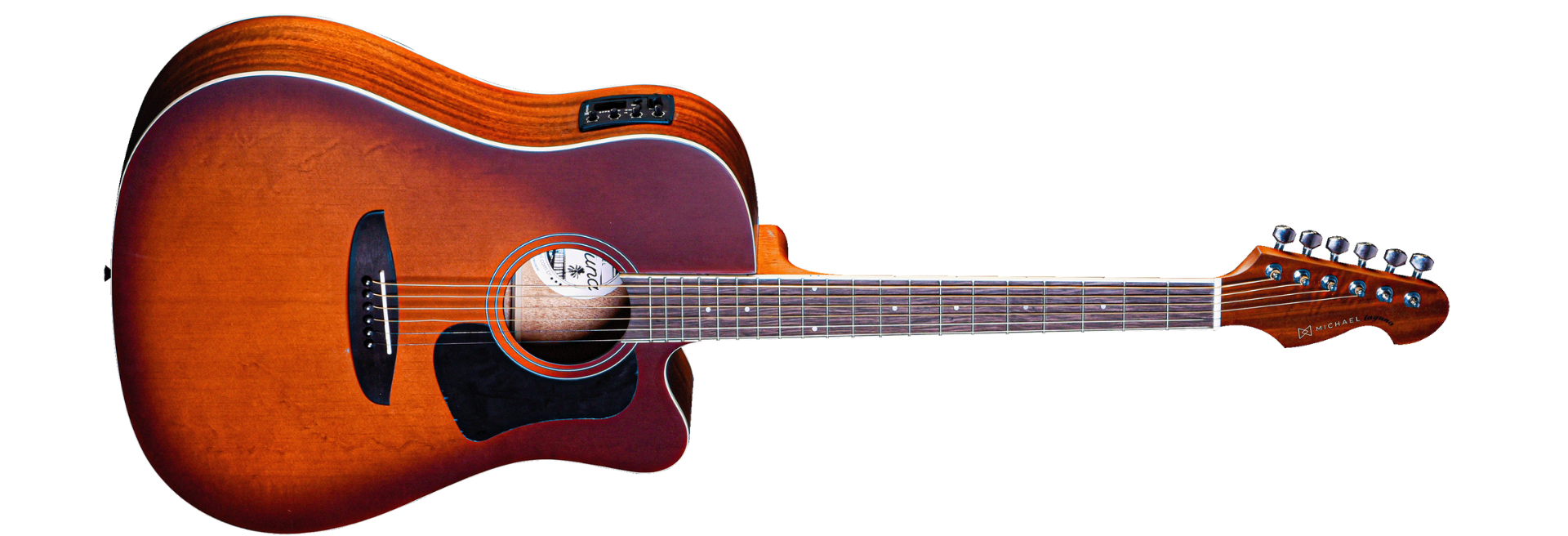 Violão Eletroacústico Michael Laguna VML530 HS Honey Sunburst