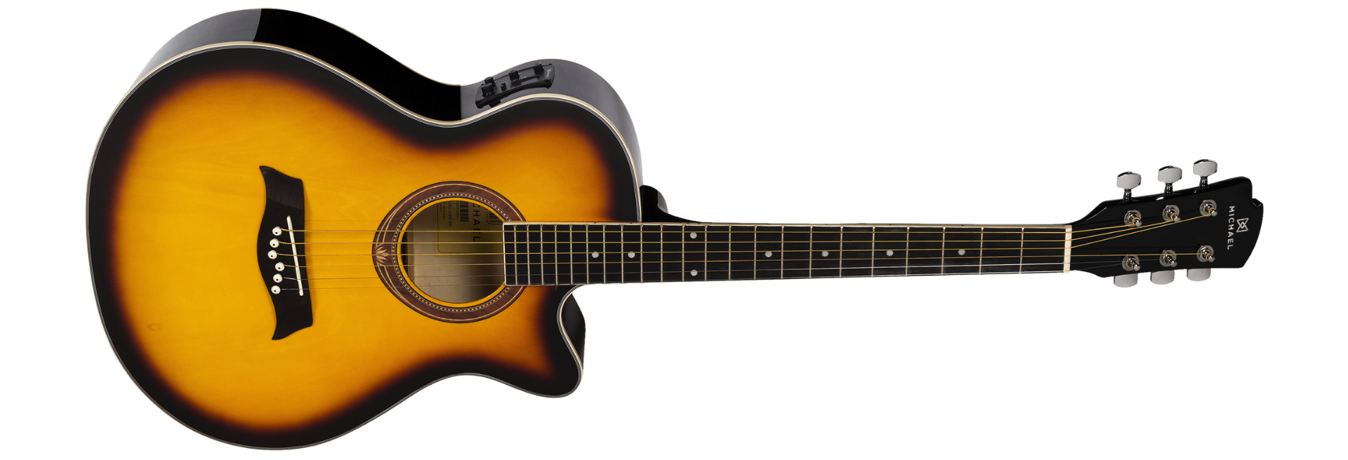 Violão Eletroacústico Michael Mini Jumbo VMA320 SB (Sunburst)