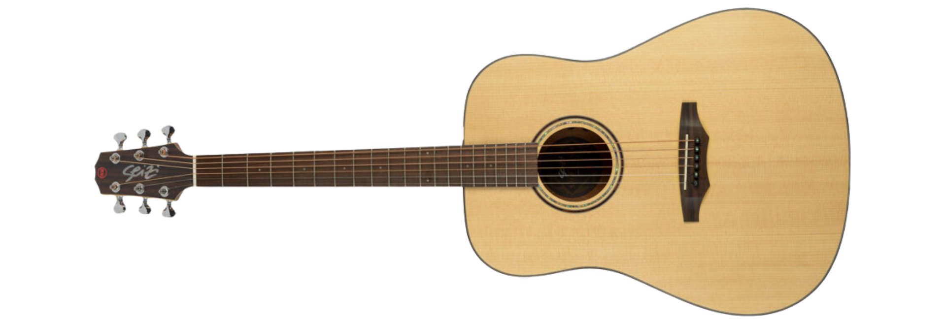 Violão Eletroacústico Seizi Supreme Kaiju Canhoto Spruce Natural Satin