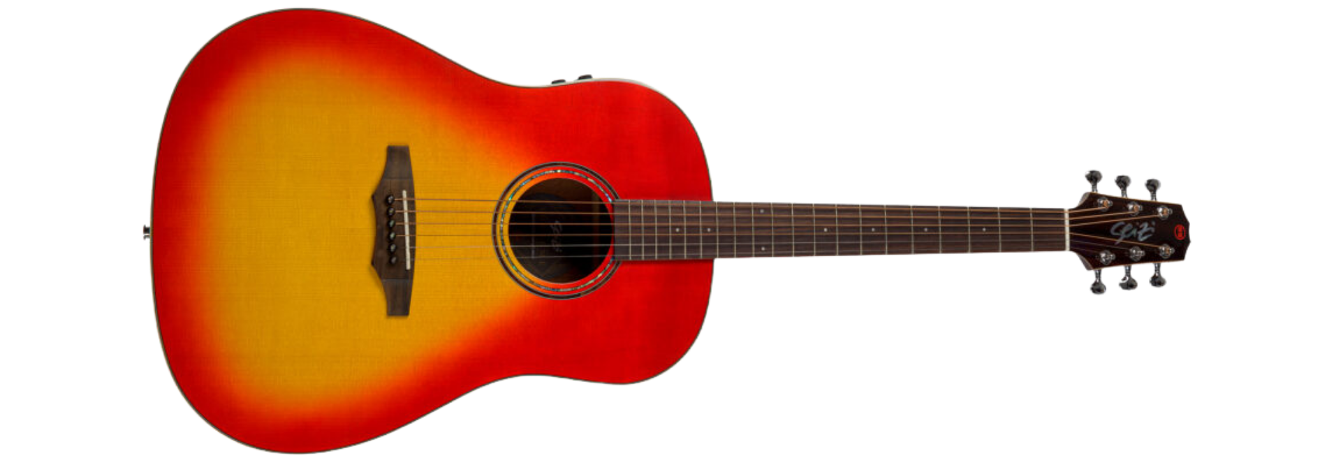 Violão Eletroacústico Seizi Supreme Mirai Plus Okami Cherry Burst