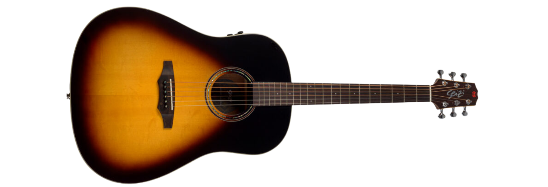 Violão Eletroacústico Seizi Supreme Mirai Plus Okami Vintage Sunburst