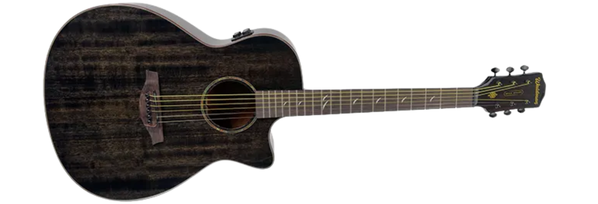 Violão Eletroacústico Waldman Opus Grand GCFX-1441 Black Grand Auditorium