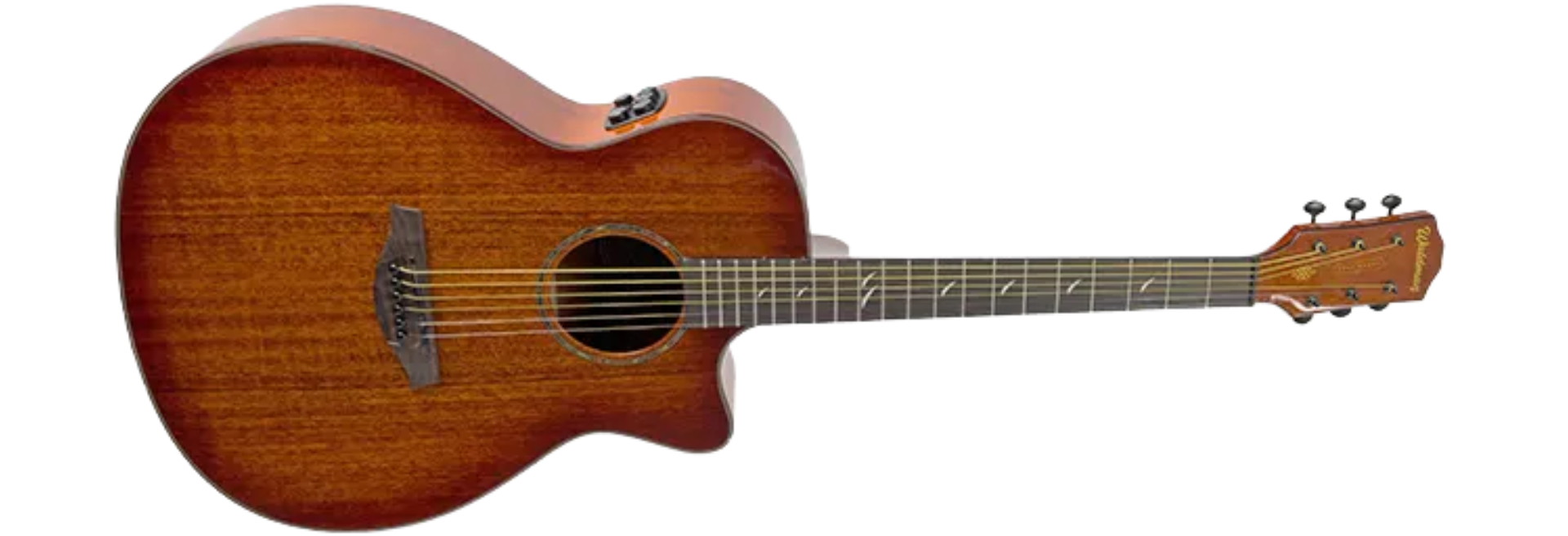 Violão Eletroacústico Waldman Opus Grand GCFX-1441 Orange Burst Grand Auditorium