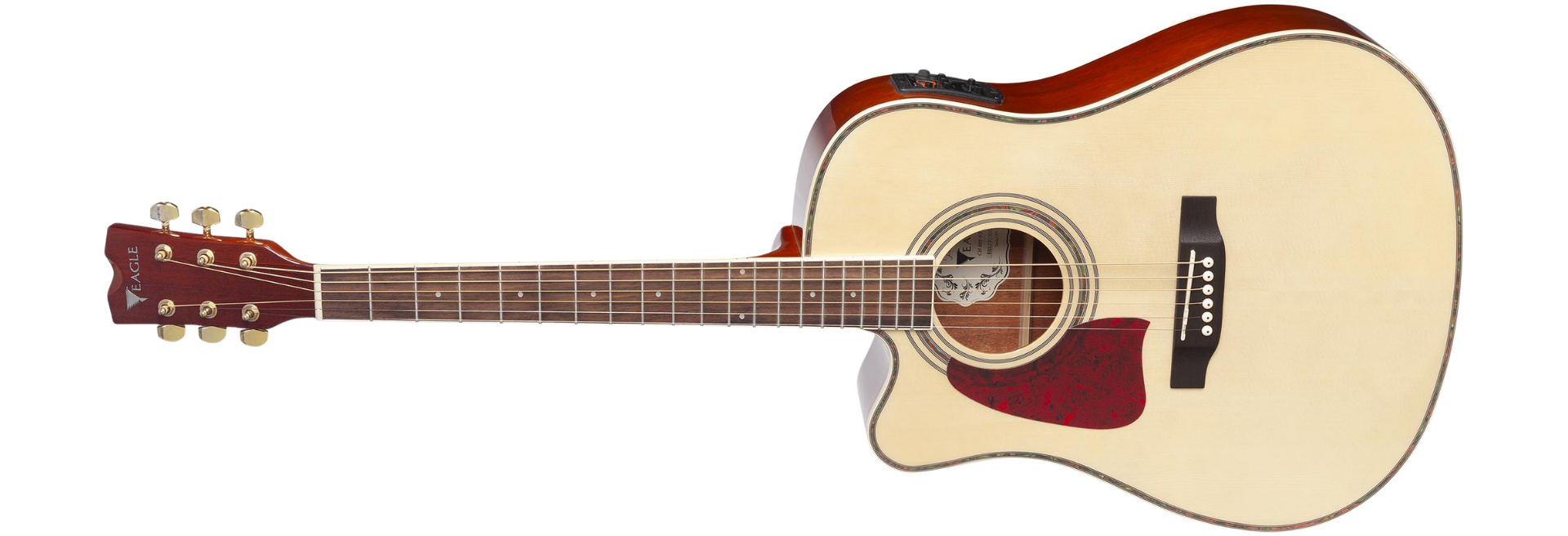 Violão Folk Eletroacústico Canhoto Eagle CH889LH