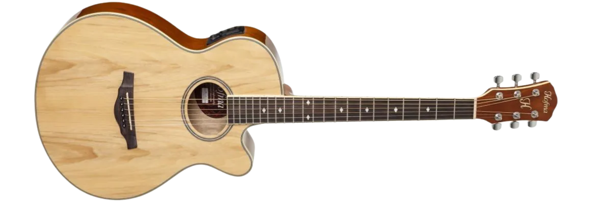 Violão Hofma Mini Jumbo Aço Elétrico HMF 249 STNT