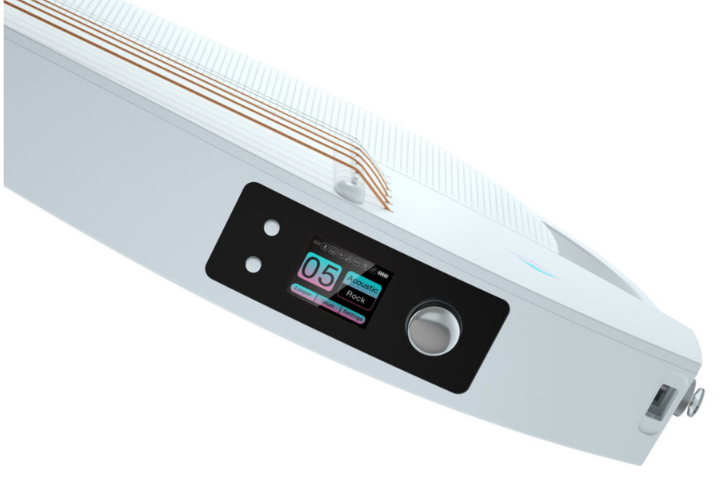 Corpo Composto Acústico de Fibra de Carbono White