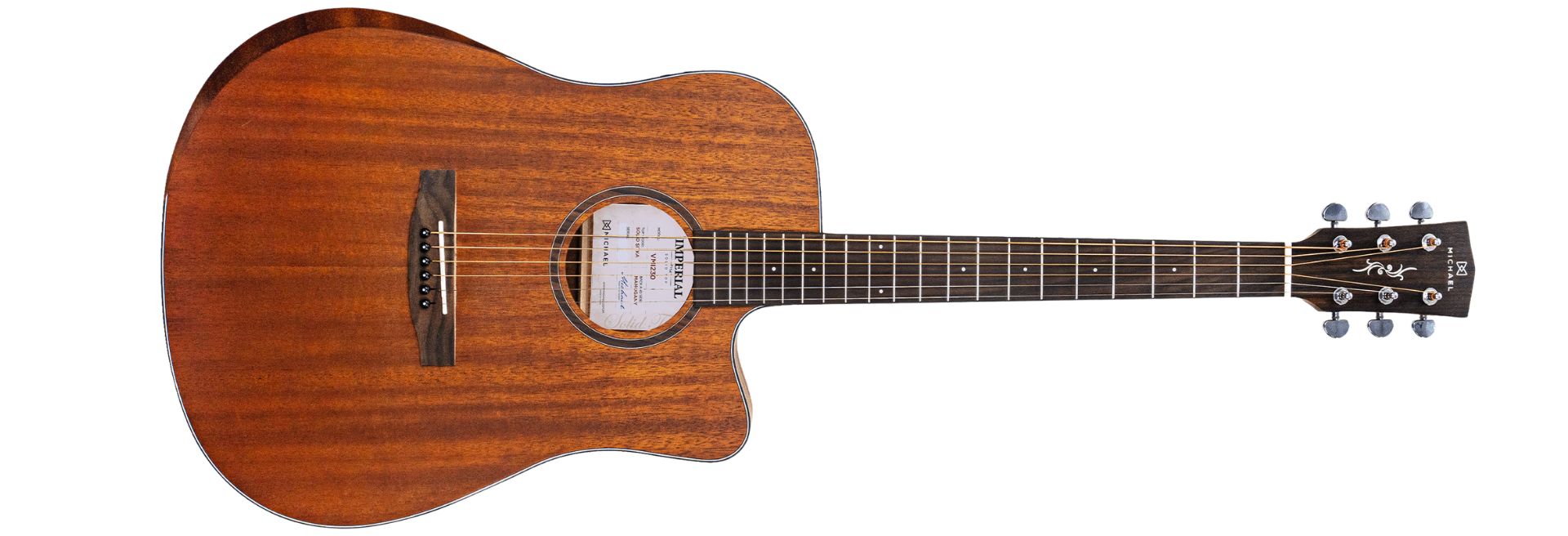 Violão Michael Imperial Top Solid Mahogany VMI230