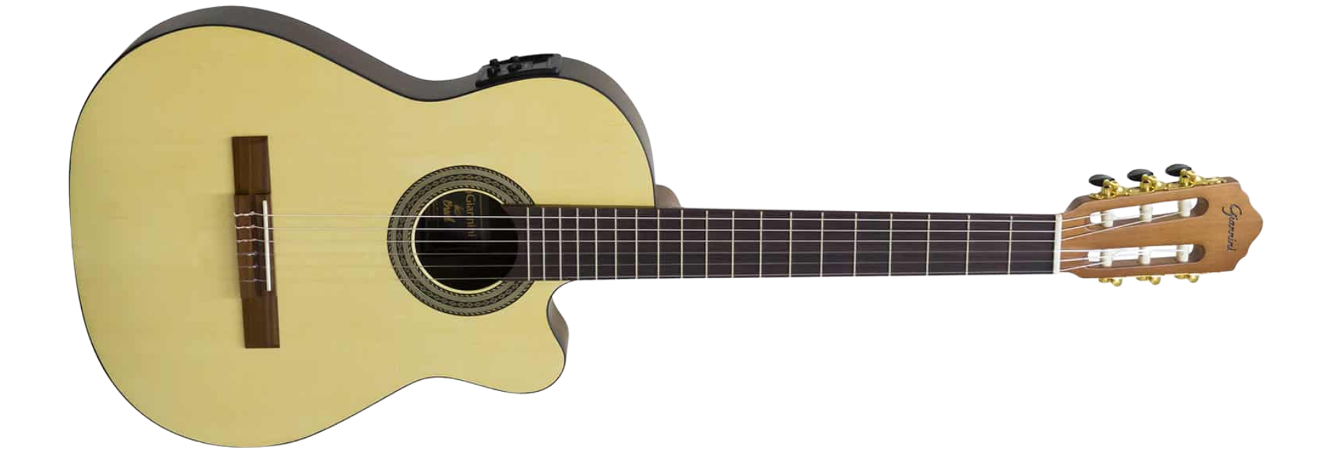 Violão Náilon Eletroacústico Giannini Brasil NFL Imbuia CEQ NS Natural Satin