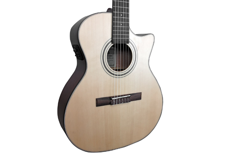 Tampo Sitka Spruce Maciço Natural Satin