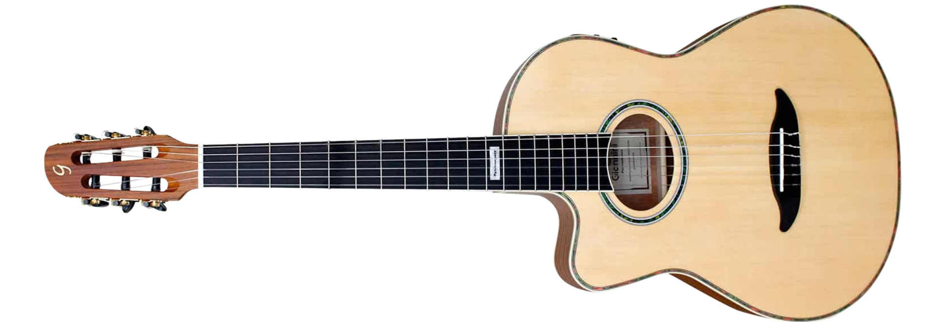 Violão Eletroacústico Náilon Giannini Performance GNF-3 CEQ NS Natural Satin Canhoto