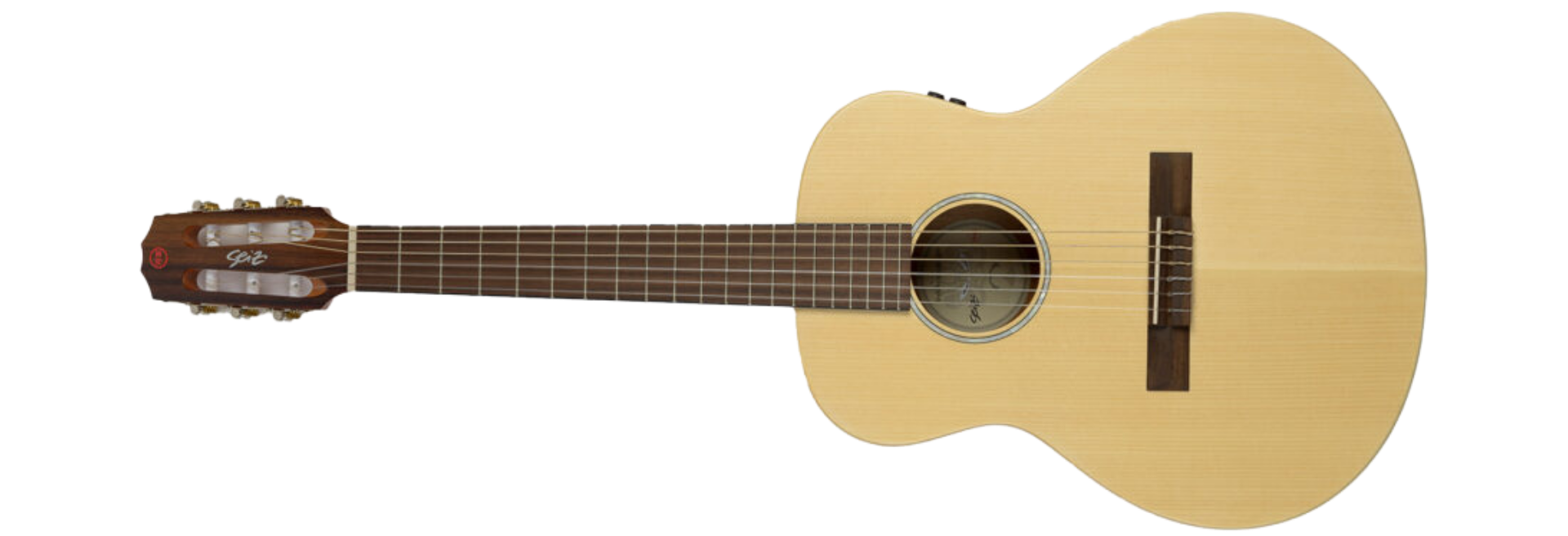 Violão Seizi Originals Mini Ryu Mirai Nylon Lefty Spruce Natural